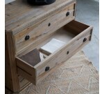 Commode en pin massif recyclé Emily