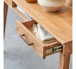 Bureau en bois d'acacia L 117 cm Oslo