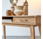 Bureau en bois d'acacia L 117 cm Oslo