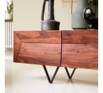 Meuble TV en palissandre massif L 175 cm Metric