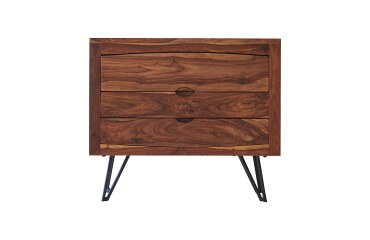 Commode en palissandre massif Bonnie