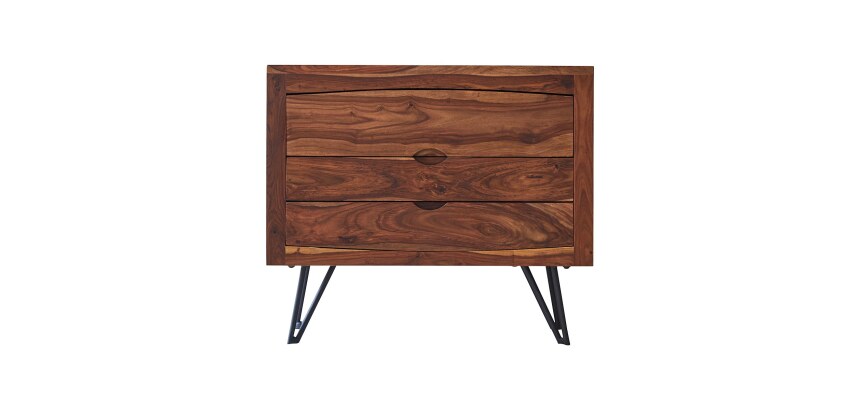 Commode en palissandre massif Bonnie