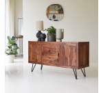 Buffet en palissandre massif L 150 cm Bonnie