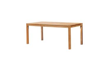 Table de jardin Teo en teck massif 180 x 90 cm