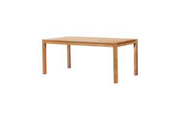 Table de jardin Teo en teck massif 180 x 90 cm