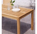 Table de jardin Teo en teck massif 180 x 90 cm