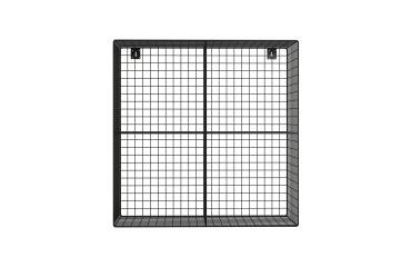 Chevet en métal 4 niches Sona H 64 x L 65 x P 33 cm