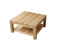 Table basse Eve en teck massif 80 x 80 cm