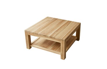 Table basse Eve en teck massif 80 x 80 cm