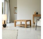 Table basse Eve en teck massif 80 x 80 cm