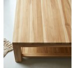 Table basse Eve en teck massif 80 x 80 cm