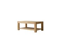 Table basse Eve en teck massif, rectangulaire 100 x 60 cm