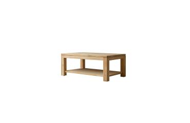 Table basse Eve en teck massif, rectangulaire 100 x 60 cm