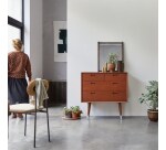 Commode en acajou massif Magda 50's