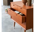 Commode en acajou massif Magda 50's