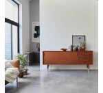 Buffet en acajou massif L 200 cm Magda 50's