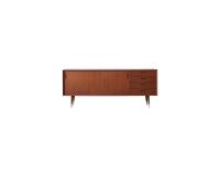 Buffet en acajou massif L 200 cm Magda 50's