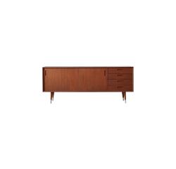 Buffet en acajou massif L 200 cm Magda 50's