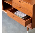 Buffet en acajou massif L 200 cm Magda 50's