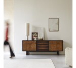 Buffet en acajou massif L 205 cm Frida