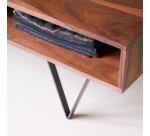 Table basse Metric en palissandre massif, rectangulaire 115 x 70 cm