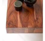 Table basse Metric en palissandre massif, rectangulaire 115 x 70 cm