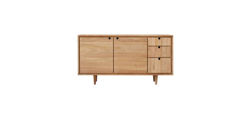 Buffet en teck massif L 145 cm Jonàk