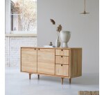 Buffet en teck massif L 145 cm Jonàk