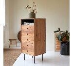 Chiffonnier Pavel en acacia
