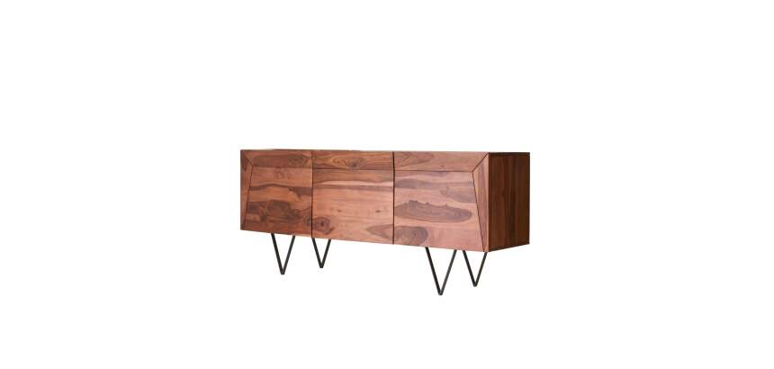 Buffet en palissandre massif L 175 cm Metric