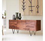 Buffet en palissandre massif L 175 cm Metric