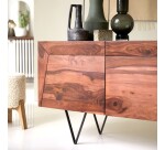 Buffet en palissandre massif L 175 cm Metric
