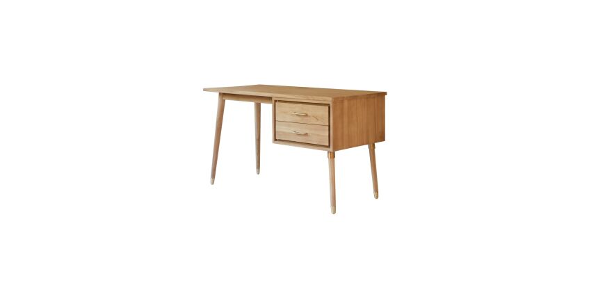 Bureau en bois de teck L 130 cm Kort