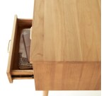 Bureau en bois de teck L 130 cm Kort