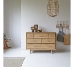 Commode en teck massif Kort