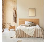 Tête de lit en bois de teck Minimalys H 95 x L 165 x P 3 cm
