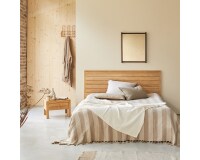 Tête de lit en bois de teck Minimalys H 95 x L 165 x P 3 cm