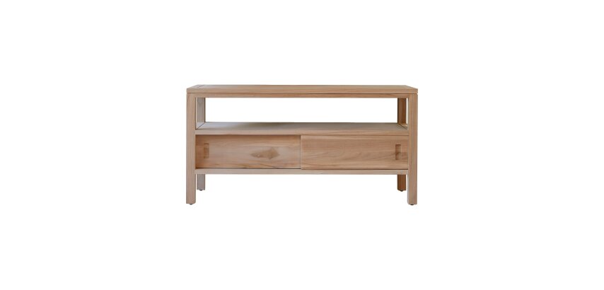 Meuble TV Anton en teck massif L 100 cm