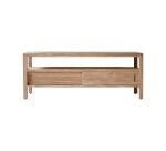 Meuble TV Anton en teck massif L 130 cm