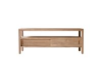 Meuble TV Anton en teck massif L 130 cm