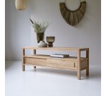 Meuble TV Anton en teck massif L 130 cm