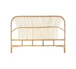 Tête de lit en tiges de rotin Colette H 111 x L 160 x P 3 cm