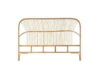 Tête de lit en tiges de rotin Colette H 111 x L 160 x P 3 cm