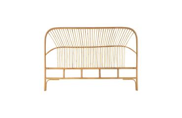Tête de lit en tiges de rotin Colette H 111 x L 160 x P 3 cm