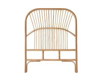 Tête de lit en tiges de rotin Colette H 111 x L 90 x P 3 cm