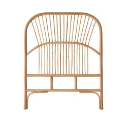 Tête de lit en tiges de rotin Colette H 111 x L 90 x P 3 cm
