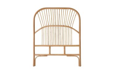 Tête de lit en tiges de rotin Colette H 111 x L 90 x P 3 cm