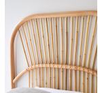 Tête de lit en tiges de rotin Colette H 111 x L 90 x P 3 cm