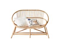 Canapé Leontie en rotin 2 places