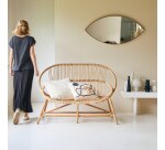 Canapé Leontie en rotin 2 places